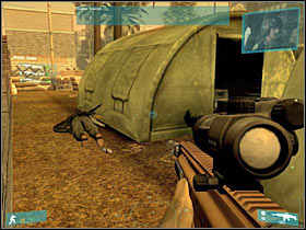 You may proceed to the second roadblock - [Mission 09] Bulldog - Objective: Clear convoy route - [Mission 09] Bulldog - Ghost Recon: Advanced Warfighter - Game Guide and Walkthrough