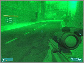 Once you're closer to the current destination, order your team to move back - [Mission 10] Fierce resistance - Objective: Destroy scrambler - [Mission 10] Fierce resistance - Ghost Recon: Advanced Warfighter - Game Guide and Walkthrough