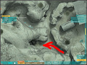 Sadly, you won't be able to see what's inside the cave, because it's very dark here and using a night vision goggles wouldn't help you - Act 1 / Mission 1 - part 3 - Act 1 - Ghost Recon: Advanced Warfighter 2 - Game Guide and Walkthrough