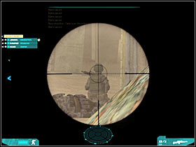 Most of the enemy soldiers will be hiding near the entrance to this small camp - Act 1 / Mission 2 - part 1 - Act 1 - Ghost Recon: Advanced Warfighter 2 - Game Guide and Walkthrough