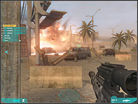 Remain in the exact same spot - Act 2 / Mission 1 - part 4 - Act 2 - Ghost Recon: Advanced Warfighter 2 - Game Guide and Walkthrough