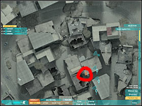 Now you will have to keep moving towards the main road leading to a nearby square (#1) - Act 2 / Mission 2 - part 1 - Act 2 - Ghost Recon: Advanced Warfighter 2 - Game Guide and Walkthrough