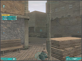 You should be able to locate a small tunnel here (#1) - Act 2 / Mission 2 - part 1 - Act 2 - Ghost Recon: Advanced Warfighter 2 - Game Guide and Walkthrough