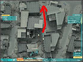 If you take a closer look at the tactical view, you should notice that all enemy soldiers are standing close to each other (#1) - Act 2 / Mission 2 - part 3 - Act 2 - Ghost Recon: Advanced Warfighter 2 - Game Guide and Walkthrough
