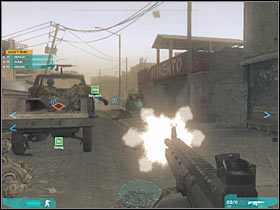 You will have to make sure that this whole area has been secured - Act 2 / Mission 2 - part 3 - Act 2 - Ghost Recon: Advanced Warfighter 2 - Game Guide and Walkthrough