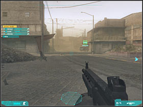 There's a large crossroad in front of you - Act 2 / Mission 2 - part 4 - Act 2 - Ghost Recon: Advanced Warfighter 2 - Game Guide and Walkthrough