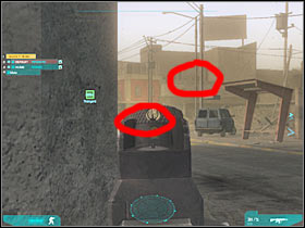 Now we're going to have to take care of two enemy snipers - Act 2 / Mission 2 - part 4 - Act 2 - Ghost Recon: Advanced Warfighter 2 - Game Guide and Walkthrough