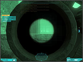 You could also order your squad member to move to the left - Act 2 / Mission 3 - part 2 - Act 2 - Ghost Recon: Advanced Warfighter 2 - Game Guide and Walkthrough