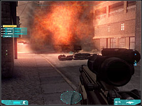 Now we'll have to proceed to the second tank - Act 2 / Mission 3 - part 2 - Act 2 - Ghost Recon: Advanced Warfighter 2 - Game Guide and Walkthrough