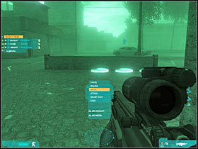 You should be able to locate a small passageway that's located between buildings (#1) - Act 2 / Mission 3 - part 3 - Act 2 - Ghost Recon: Advanced Warfighter 2 - Game Guide and Walkthrough