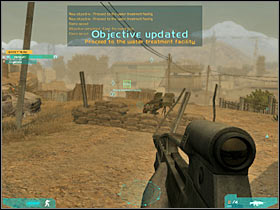 1b) Proceed to the water treatment facility (This is going to be a follow-up to the previous objective - Act 2 / Mission 4 - part 3 - Act 2 - Ghost Recon: Advanced Warfighter 2 - Game Guide and Walkthrough