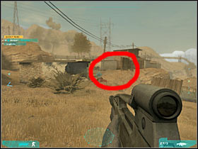 I'd strongly recommend that you head on to the nearest entrance to the allied base (#1) - Act 2 / Mission 4 - part 3 - Act 2 - Ghost Recon: Advanced Warfighter 2 - Game Guide and Walkthrough