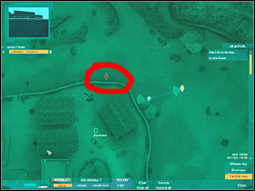 Keep heading towards the western buildings (#1) - Act 2 / Mission 1 - part 1 - Act 2 - Ghost Recon: Advanced Warfighter 2 - Game Guide and Walkthrough