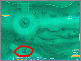 This section of the map is going to be patrolled by at least two enemy units - Act 2 / Mission 1 - part 2 - Act 2 - Ghost Recon: Advanced Warfighter 2 - Game Guide and Walkthrough