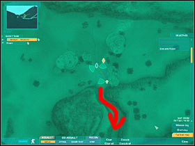 Once you've reached a new area, you should notice a few enemy icons to your right (#1) - Act 2 / Mission 1 - part 3 - Act 2 - Ghost Recon: Advanced Warfighter 2 - Game Guide and Walkthrough