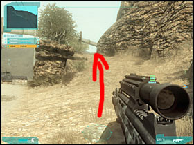 I would recommend that you order your sniper to move left - Act 3 / Mission 2 - part 1 - Act 3 - Ghost Recon: Advanced Warfighter 2 - Game Guide and Walkthrough