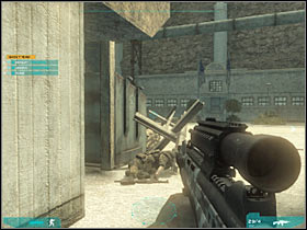 Order your sniper to move forward - Act 3 / Mission 2 - part 2 - Act 3 - Ghost Recon: Advanced Warfighter 2 - Game Guide and Walkthrough