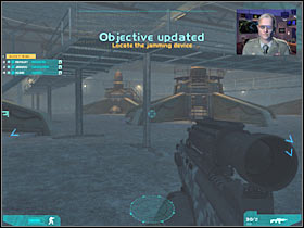 4) Locate the jamming device (As you've probably noticed, this is going to be a different objective, because you won't find any nukes near the dam - Act 3 / Mission 2 - part 4 - Act 3 - Ghost Recon: Advanced Warfighter 2 - Game Guide and Walkthrough