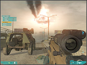 Keep heading south, because you won't be allowed to leave the bridge - Act 3 / Final - part 3 - Act 3 - Ghost Recon: Advanced Warfighter 2 - Game Guide and Walkthrough