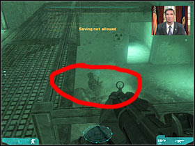 The next corridor is going to be guarded by a single rebel unit (#1) - Act 3 / Final - part 5 - Act 3 - Ghost Recon: Advanced Warfighter 2 - Game Guide and Walkthrough