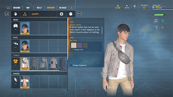 The only way to change the look is to use the costumes - Ghostwire Tokyo: Heros appearance - how to change? - FAQ - Ghostwire Tokyo Guide