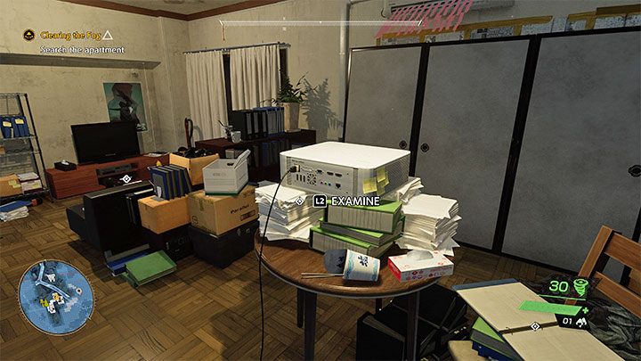 In the KK's apartment you can find a lot of interactive items, including secrets, food and dog food - Ghostwire Tokyo: Clearing the Fog - walkthrough - Chapter 2: Trouble - Ghostwire Tokyo Guide
