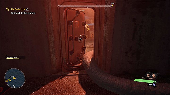 Use the balconies to reach the central round hall - Ghostwire Tokyo: The Buried Life - walkthrough - Chapter 2: Trouble - Ghostwire Tokyo Guide