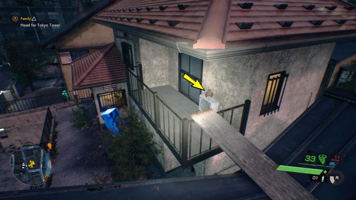 The relic is on a balcony east of Shiratsuki shrine - Ghostwire Tokyo: Relics Northern Tokyo - list - Relics - Ghostwire Tokyo Guide