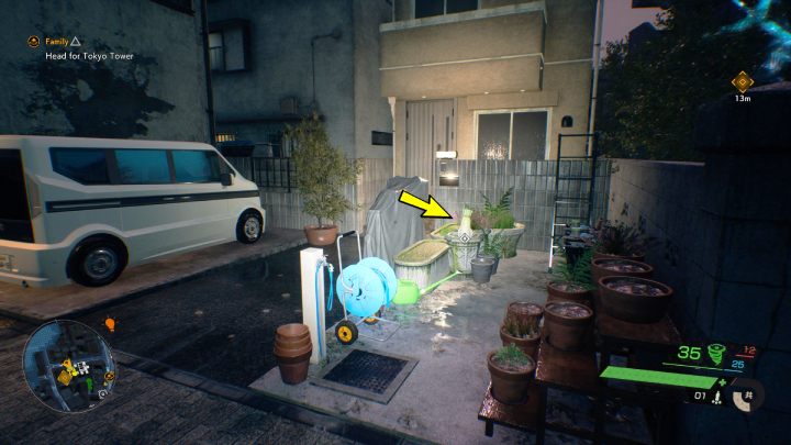 The relic can be found next to the building to the west of the Matsumi Shrine - Ghostwire Tokyo: Relics, Central Tokyo - list of all - Relics - Ghostwire Tokyo Guide