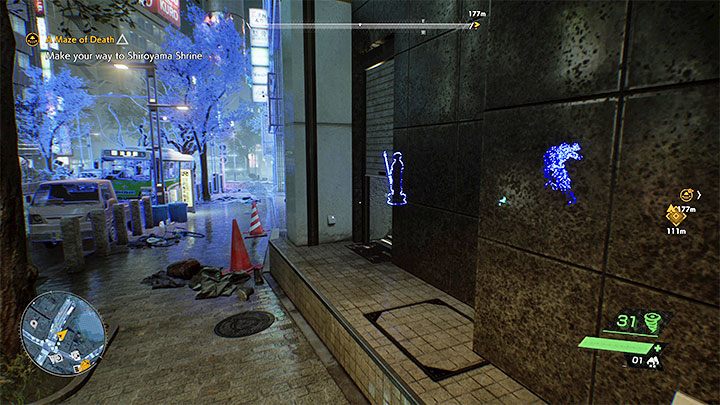 Spectral Vision scans the closest area, a mechanics well-known from other games - Ghostwire Tokyo: Beginners Guide - Basics - Ghostwire Tokyo Guide