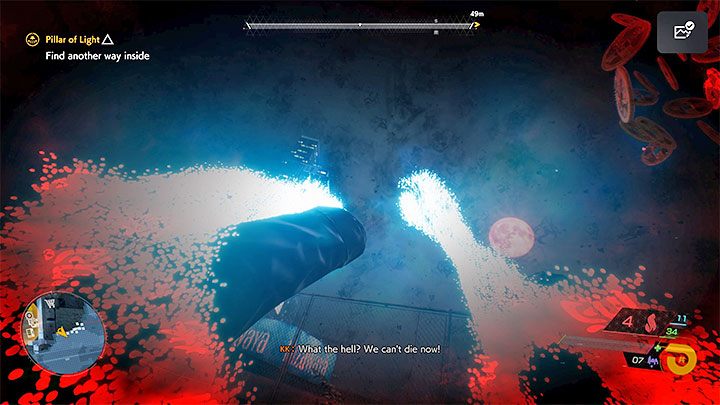 The main character's health bar is located in the lower right corner of the screen, and it changes color depending on its current state - Ghostwire Tokyo: Healing - How to recover health points? - FAQ - Ghostwire Tokyo Guide