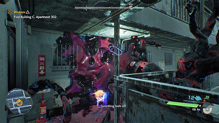 Building C is located east of the telephone booth - Ghostwire Tokyo: Blindness - walkthrough - Chapter 3: Connection - Ghostwire Tokyo Guide
