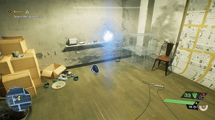 There is a glowing ball in one of the rooms - Ghostwire Tokyo: Blindness - walkthrough - Chapter 3: Connection - Ghostwire Tokyo Guide
