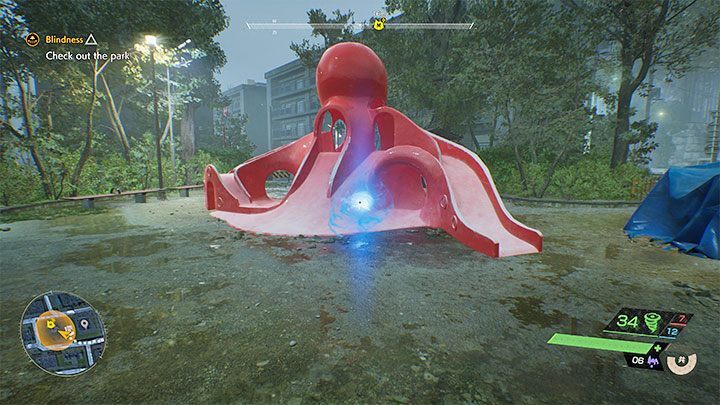 Head east to the park - Ghostwire Tokyo: Blindness - walkthrough - Chapter 3: Connection - Ghostwire Tokyo Guide