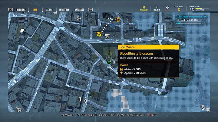 The earliest you can start this mission is after taking over the Matsumi Shrine, which you visit in chapter 3 - Ghostwire Tokyo: Bloodthirsty Blossoms - walkthrough - Quests available from chapter 3 - Ghostwire Tokyo Guide