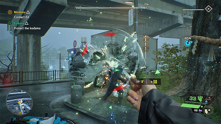 The Visitors will start appearing near the tree where you found the quest giver - Ghostwire Tokyo: Kodama - walkthrough - Quests available from chapter 3 - Ghostwire Tokyo Guide