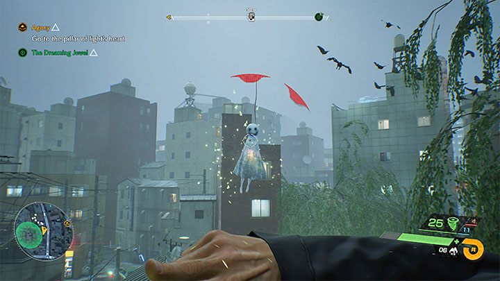 The cemetery is marked green on the map - after arriving you must eliminate all Visitors - Ghostwire Tokyo: The Dreaming Jewel - walkthrough - Quests available from chapter 3 - Ghostwire Tokyo Guide