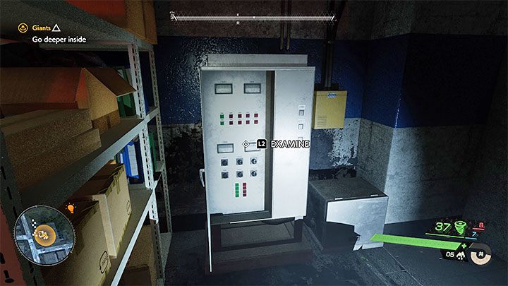 You'll find the fuse box in the right area of the underground parking lot - Ghostwire Tokyo: Giants - walkthrough - Chapter 4: Contortion - Ghostwire Tokyo Guide