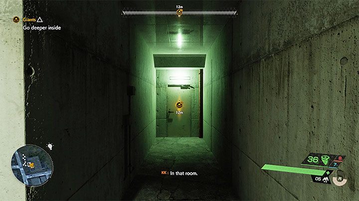 The parking lot exit is in its left corner, the one furthest from the starting point - Ghostwire Tokyo: Giants - walkthrough - Chapter 4: Contortion - Ghostwire Tokyo Guide