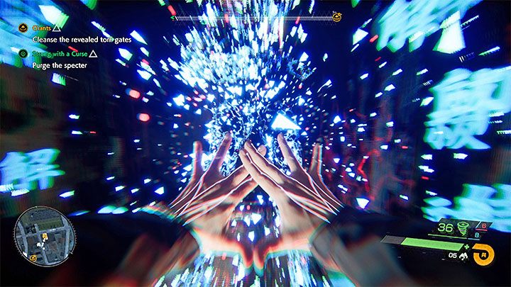 After the jumpscare you must destroy the hand seal - Ghostwire Tokyo: Strung with a Curse - walkthrough - Quests available from chapter 4 - Ghostwire Tokyo Guide