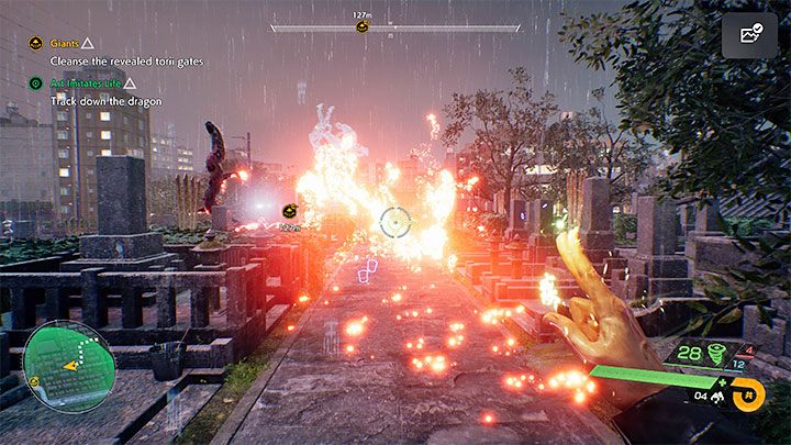 You'll have to do this two more times, that is, find new tracks, follow it to the next den and break the seal - Ghostwire Tokyo: Art Imitates Life - walkthrough - Quests available from chapter 4 - Ghostwire Tokyo Guide