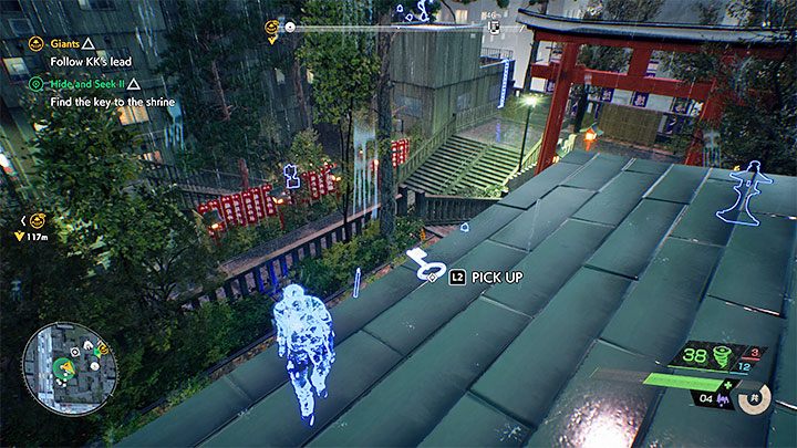 Climb up or glide to reach the roof - Ghostwire Tokyo: Hide and Seek 2 - walkthrough - Quests available from chapter 4 - Ghostwire Tokyo Guide
