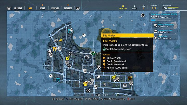 You can start this quest after completing The Dreaming Jewel side quest - Ghostwire Tokyo: The Masks - walkthrough - Quests available from chapter 3 - Ghostwire Tokyo Guide