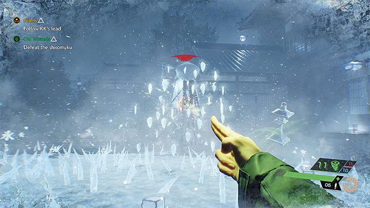 All of Shiromuku's attacks and skills use the ice element - Ghostwire Tokyo: Old Wounds - walkthrough - Quests available from chapter 4 - Ghostwire Tokyo Guide