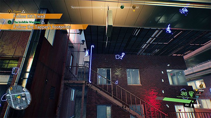 Following the footprints will take a long time - Ghostwire Tokyo: The Invisible Wanderer - walkthrough - Quests available from chapter 4 - Ghostwire Tokyo Guide