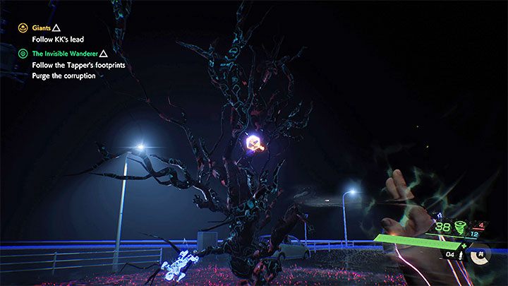 You'll ultimately reach a dark location resembling a void of sorts - Ghostwire Tokyo: The Invisible Wanderer - walkthrough - Quests available from chapter 4 - Ghostwire Tokyo Guide