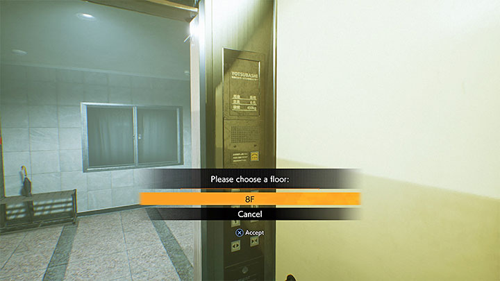 Right after entering the building go to the elevator, call it and head to the eighth floor - Ghostwire Tokyo: Hide and Seek 3 - walkthrough - Quests available from chapter 4 - Ghostwire Tokyo Guide