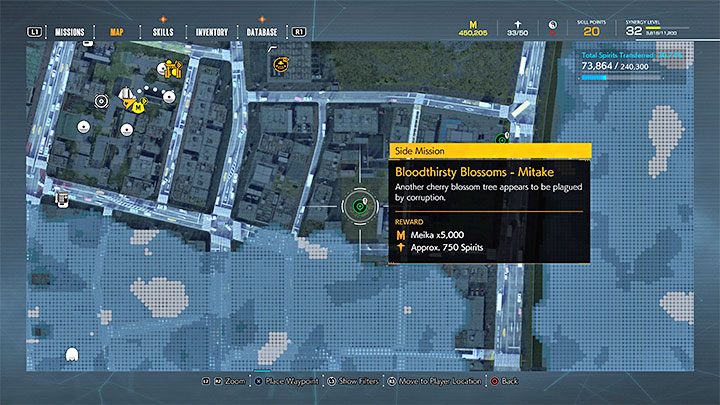 This mission should appear on your world map after capturing the Kappagaike Torii Gate during Chapter 4 of the campaign - Ghostwire Tokyo: Bloodthirsty Blossoms Mitake - walkthrough - Quests available from chapter 4 - Ghostwire Tokyo Guide