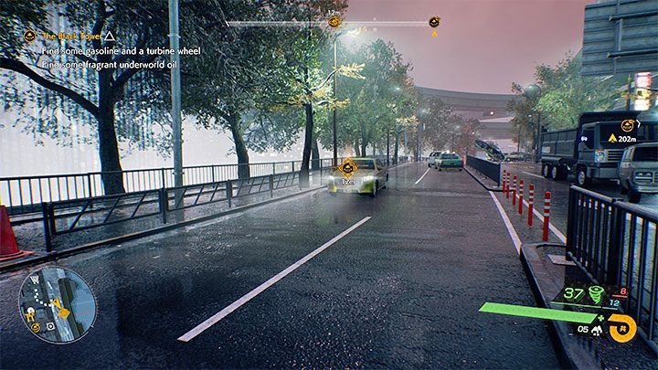 Reach the car that you saw through the binoculars - Ghostwire Tokyo: The Black Tower - walkthrough - Chapter 4: Contortion - Ghostwire Tokyo Guide