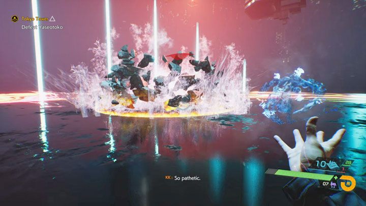 Yaseotoko can jump far and generates shockwaves whenever he lands - Ghostwire Tokyo: Tokyo Tower - walkthrough - Chapter 5: Severance - Ghostwire Tokyo Guide